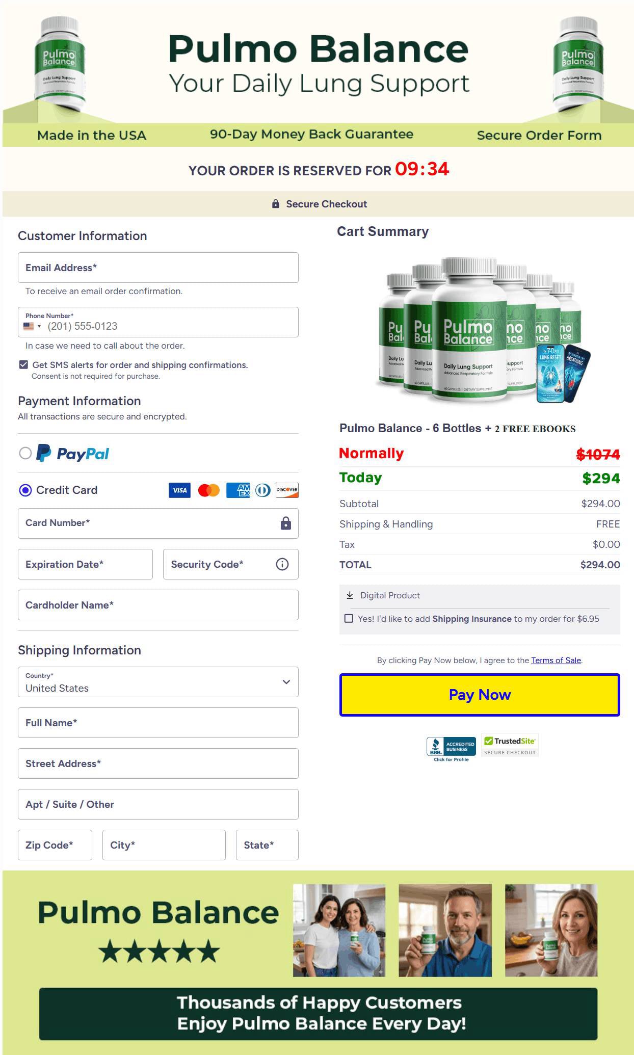 1 Day Pulmo Balance  Jar Offer